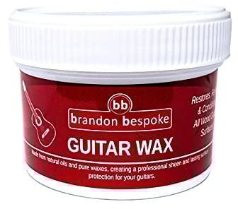 Guitar Wax - Acoustic Guitar Wood Wax - 125ml - Musical Instrument Wax - Brandon Bespoke - for all Guitars (125ml)