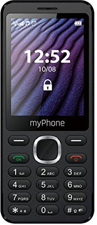 myPhone Maestro 2, téléphone à clé, écran Couleur, Grand écran de 2,8 Pouces, Double sim, Torche, Batterie Haute capacité de 1000 mAh, Design Fin, caméra, Grandes clés, Radio, Telephone Senior