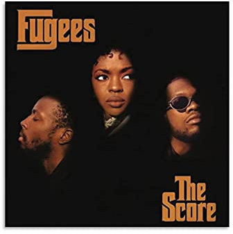 Fugees – The Score Poster, Leinwand, Kunstdrucke, Poster, Foto, Malerei, Poster, Raumdekoration, Heimdekoration, 40 x 40 cm