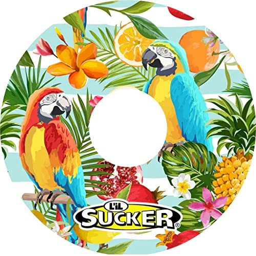 Lil Sucker Tropical Bird Suction Rings | Suction Cup Holder Anti-Spill Can Drink Support for Boats, Trucks, ATVs | Secure Your Drinks and Prevent Spills with Our Non Slip Coaster 1 Pack