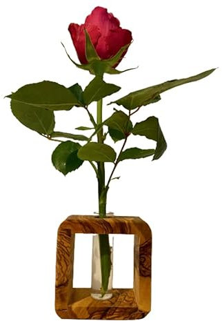 Vase Quentin aus Olivenholz