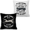 Nogrit Kissenbezug mit Aufschrift My Greyhound Sleeps Like A Baby Fast Like an Adult, 45,7 x 45,7 cm, Set mit 2 lustigen Windhund-Dekoration für Zuhause, Schlafzimmer, Wohnzimmer, Mädchenzimmer,