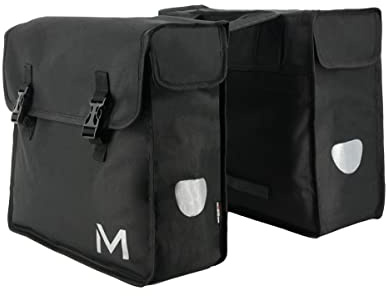 mobilis doppelte Fahrradtasche - 2 X 15 L - wasserabweisendes Material