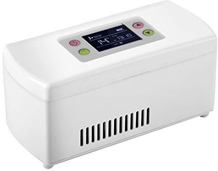 TEmkin Congelatore Portatile per Insulina da Viaggio/Mini Dispositivo di Raffreddamento per Farmaci, Frigorifero Piccolo per Medicina Intelligente per Auto/Casa, Temperatura Costante 2-25 ° C