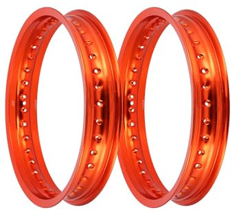 Set: 2x Felge 2,5 x 16 Alufelge, Gold eloxiert