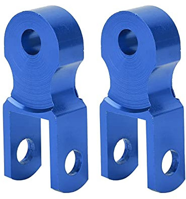 2 Stück Stoßdämpfer Riser, M10 Motorrad Lenker Riser, Hinterrad Stoßdämpfer Erhöhung, Aluminiumlegierung Höhenverlängerungs Höhe Verlängerung Extender Riser HöHenverläNgerer für Motorräder