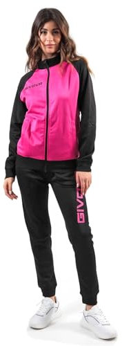 givova Traje Cuba, fucsia/negro, S