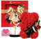 POHOMEGK Rose Bear Birthday Gifts for Women, Wife, Daughter, Girlfriend, Flower Teddy Bear Rainbow Light-Up Roses Gift Set – Perfect for Valentine’s, Mother’s Day, Christmas, and Anniversary