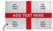 Large England Banner - Euro's Football Flag Banner - St George 5x3ft | Indoor & Outdoor Party - Football Celebration | Customised Images & Text