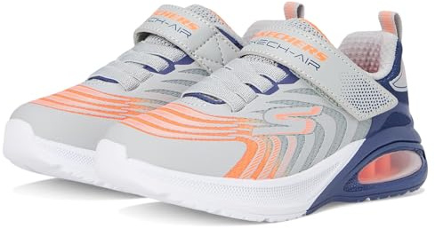 Skechers Jungen Microspec Max Advance Sneaker, Grau, 32 EU