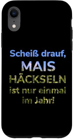 Hülle für iPhone XR Mais häckseln Landwirt Lohner Landwirtschaft Mais-Ernte