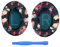 MMOBIEL Ear Pads Replacement for Bose QuietComfort 35 (QC35) / Bose Quiet Comfort 35 II (QC35 II) Headphone Protein PU Ear Pad Cushions - Noise Isolation Foam Earpads Replacement – Flower Print