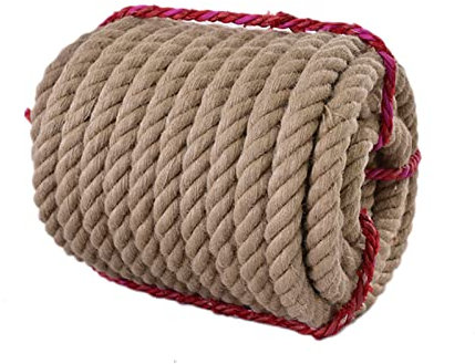 Corde de chanvre durable pour adultes - Corde amusante pour la maternelle - 25 m x 20 mm