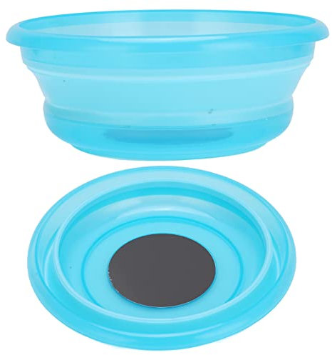 Beufee Waschbecken, Faltenwaschbecken Waschtub zum Fluss Klappwasserbehälter für Reisen nach Hause Gemüse Waschbecken Außenfischen im Freien (11.5x26.5x7.5cm/4.5x10.4x3.0in)