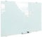 XIWODE Weiß Premium Magnetische Gehärtetes Glas 45x60cm – Weißwandtafel für Büro & Zuhause, Kratzfeste Glaswandtafel mit Whiteboard (Wandmontiert)