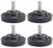 CHEOTIME 4Pcs M10 Thread Furniture Levelers, M10 Table Leveling Feet Adjustable Leveler Feet Screw On Furniture Glide Leveling for Chairs, Table, Cabinets