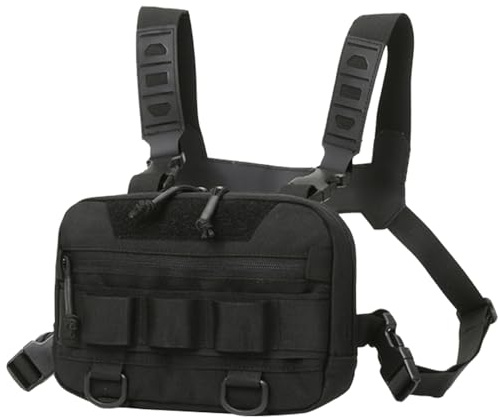 Brustbeutel Atmungsaktive Bauchtasche Weste Rucksack mit atmungsaktivem
