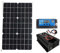 Inversor de batería Solar 110-220, Panel Solar de 4000W/6000W, controlador de 18W, pantalla LED, batería de inversor Solar, placa de carga inteligente ,Carga rápida y eficiente(Black 4000W,12V_50HZ)