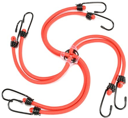 Elastische Angriffsbänder – Befestigung für Motorrad, rutschsicher, 8-Wege-Gummiband, robust, verstellbare Krawatte, Sicherheitsausrüstung mit zuverlässiger Spannung für Abenteuer in P