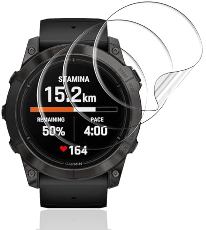 AnnhanT Protector Pantalla para Garmin Epix Pro 51mm, 3 Piezas Película de Flexible de TPU [No Cristal Templado], HD Ultra suav Anti-Arañazos