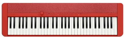 Casio CT-S1 Casiotone 61-Key Portable Digital Keyboard - Red