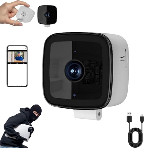 ZBELLO Smart 2K Window Security Camera, Window Camera with A Memory Card Protect Your Home, Security Cameras for Outdoor & Indoor Use,Family & Property Protection (2.4G,single)