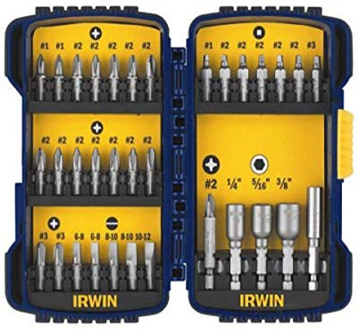 Irwin Industrial Tools 3057017 Verschluss Drive Schraubendreher Bit-Set, 33