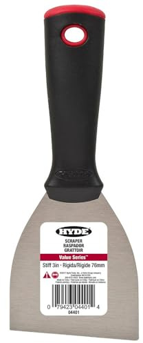 Hyde Werkzeuge 4401 steif Wert Schaber, 7,6 cm