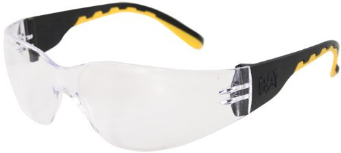 Caterpillar Track Schutzbrille, schwarz und gelb, transparent
