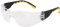 Caterpillar Track Schutzbrille, schwarz und gelb, transparent