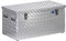 ALUTEC Alu-Transportkiste Riffelblech - 250 l Inhalt - LxBxH 1022 x 525 x 520 mm - Alu-Box Alu-Kiste Alu-Transportbox Alu-Transportkiste Kiste für Pritsche Kisten für Pritsche Pritschenbox Pritschenboxen Transportbox Transportbox für Pritsche