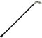 Treasure Gurus Gehstock, 91,4 cm, Chrom, Jaguar, silberfarbener Griff, Holzschaft, stabiler Gehstock