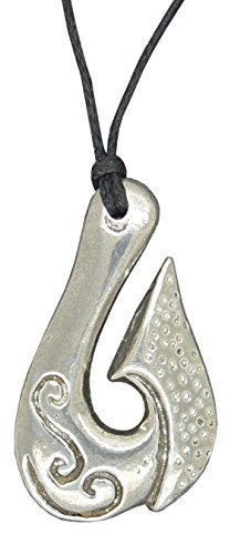 Kiwi Maori Angelhaken Anhänger, Surfer Anhänger, In Neuseeland Entworfen, Hand Gegossen, von William Sturt, aus Bleifreiem Deutschem Zinn