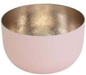 Madras, Windlicht, S, Blush/Gold, H5cm, D8cm