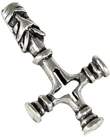 AFP Anhänger Wolfskreuz Wikinger Schmuck 925 Sterling Silber AS-224