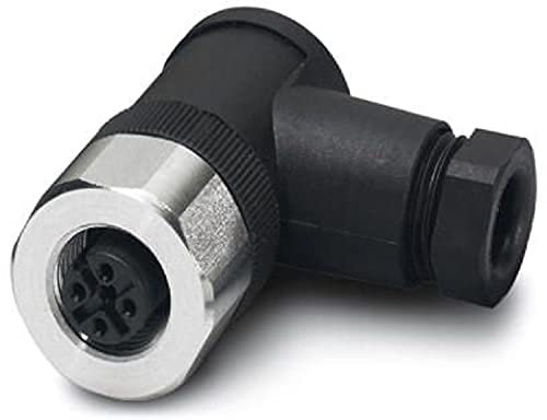 Phoenix Contact SACC M12 M12 Rundsteckverbinder Buchse 4-polig / 4.0A Kabelmontage, Schraubanschluss IP65, IP67, IP69K