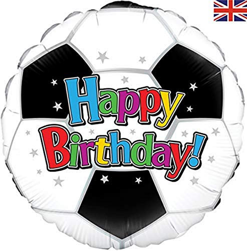 Oak tree 228519 Happy Birthday Football 18 Foil Party Balloon