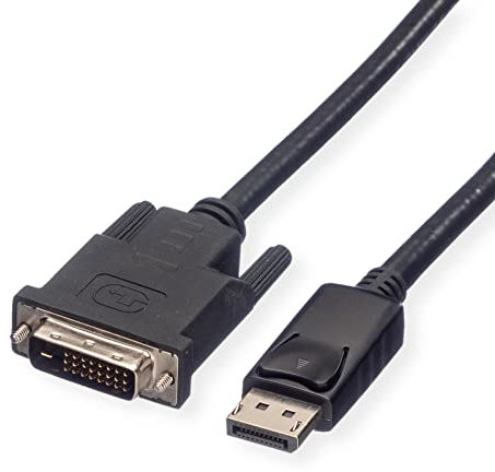 ROLINE Cable DisplayPort DP Macho - DVI Macho, LSOH, 1,0m