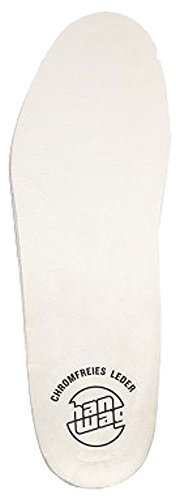 Hanwag Sohle Leather chromfrei original Einlegesohlen, Beige (Creme) 4 UK