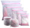 Gogooda 7Pcs Mesh Laundry Bags for Delicates with Premium Zipper, Travel Storage Organize Bag, Clothing Washing Bags for Laundry, Blouse, Bra, Hosiery, Stocking, Underwear, Lingerie