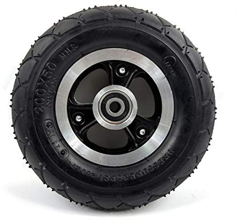 200x50 elektrisches Roller-festes Rad Keine Luft 8 Zoll-Roller-Rad mit festem Reifen-Legierungs-Nabe 8 Laufkatzen-Gießer kein Bedarf aufblasen (Solid Wheel)