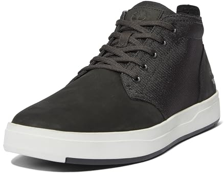 Timberland Herren Davis Square F/L Sneaker Halbhoch, Schwarz (Black Nubuk W/Cordora 1), 46 EU