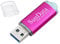 SunData Memory Stick 64GB USB 3.0 Flash Drive USB Stick Thumb Drive USB 3.0 up to 90MB/s, (Single Pack: Pink)