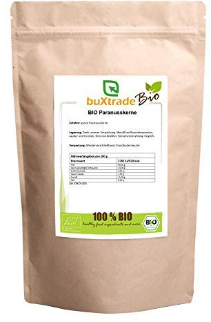 1 kg BIO Paranüsse | Paranusskerne | aus Peru | Nuss | Nüsse | Nusskerne | Paranuss |