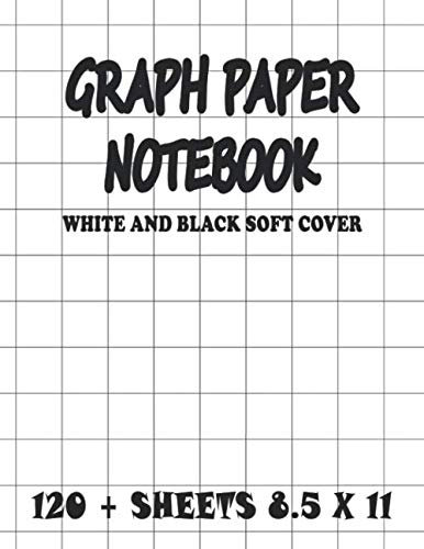 Graph Paper Notebook: 120 Pages, White and White Soft Cover