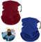 TaimeiMao 2 Pièces Cache Cou Homme Femme,Cache Cou Chaude Tube,Écharpe Fleece Tour de Cou Hiver Multifonction Masque Bandeau Coupe-Vent Élastique Bandeau Écharpe Snood pour Ski Moto Cyclisme