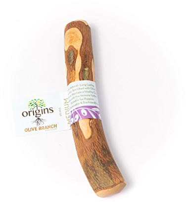 Olive Wood Dog Chew Medium Pack of 2 Dogwood Stick