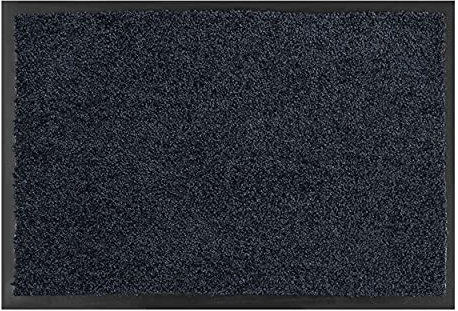 Carpido Fußmatte schwarz – Eingangsmatte innen – Schmutzfangmatte 90x150 cm – Läufer Flur rutschfest – Wohnzimmer Deko - Türmatte Sauberlaufmatte