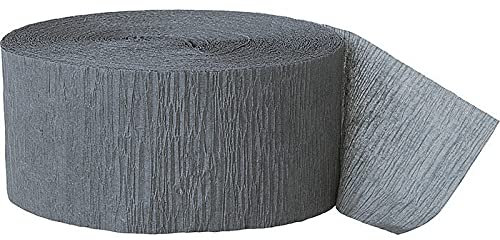 PAPSTAR NEU Kreppband/Krepppapier, Länge: ca. 24 m, Farbe: Silber