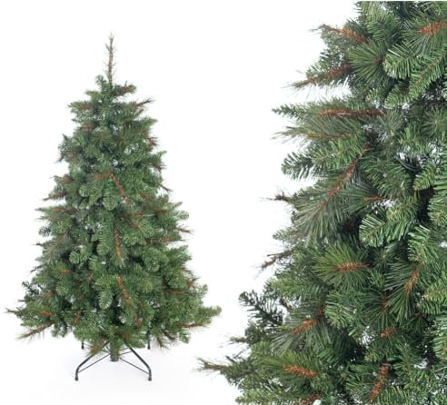 Weihnachtsbaum 180 cm – naturgetreuer Tannenbaum, künstliche Fichte mit Ständer – Christbaum für Weihnachten – Christmas Tree